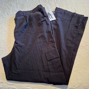 Time and Tru women's size XL High Rise straight Leg Cargo light weight NWT